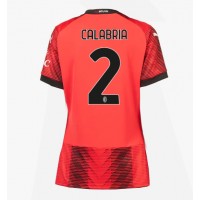 Fotbalové Dres AC Milan Davide Calabria #2 Dámské Domácí 2023-24 Krátký Rukáv